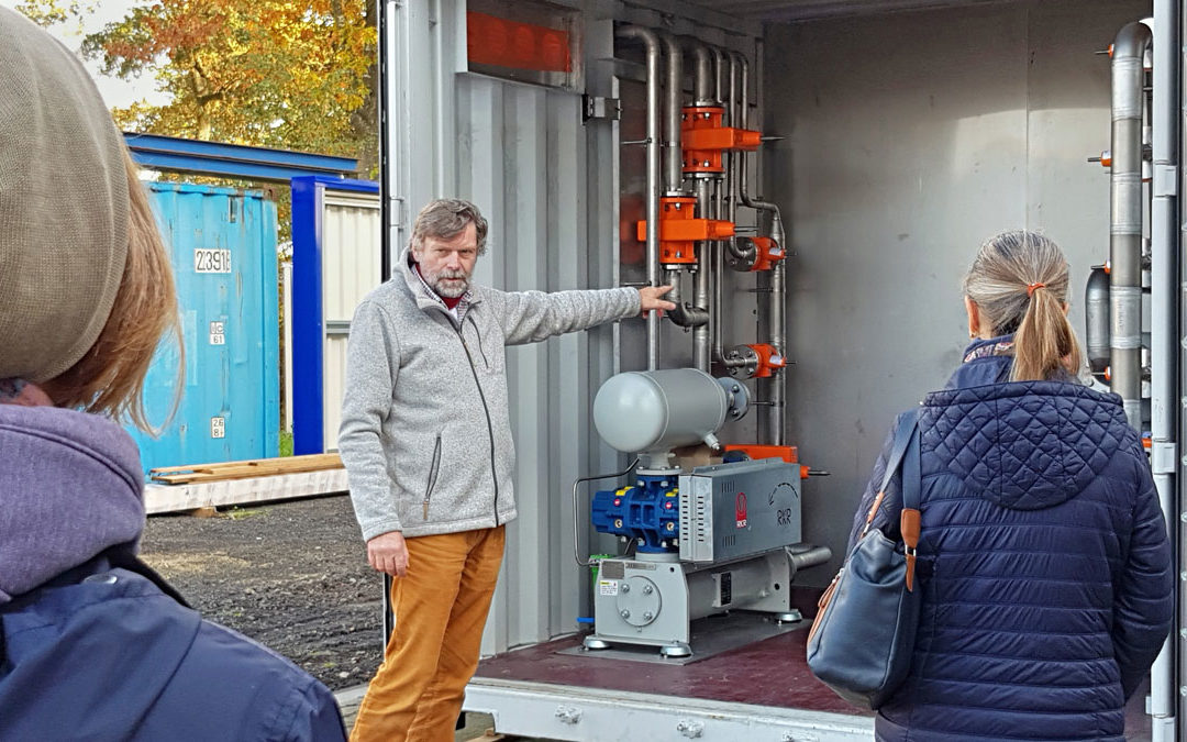 Biolarum stellt die Biogas-/Kläranlage in Ihrer Gesamtheit vor